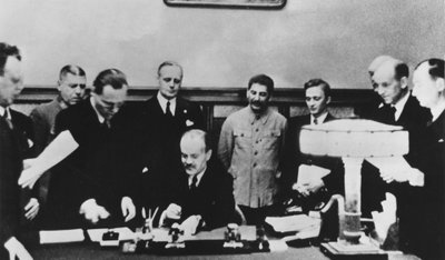 Signing of the Molotov-Ribbentrop Pact