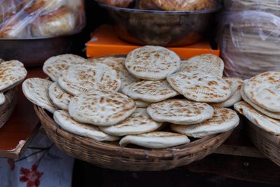 Tibetas, miežiniai papločiai balep korkun