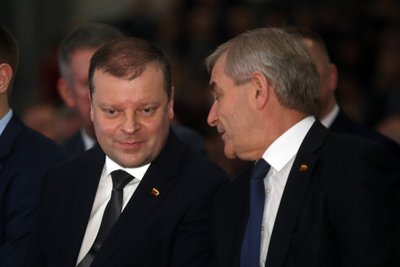 Saulius Skvernelis ir Viktoras Pranckietis