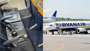 Nauja „Ryanair“ realybė privertė išsižioti: gero jums skrydžio tarp šiukšlių, trupinių ir glitnių išskyrų ant sėdynių