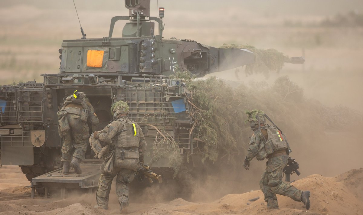 Lithuanian, German, French and Dutch soldiers trained in Exercise Grand Quadriga 2024