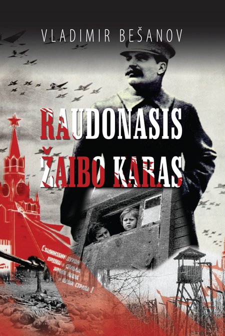 V. Bešanovas. Raudonasis žaibo karas. Knygos viršelis