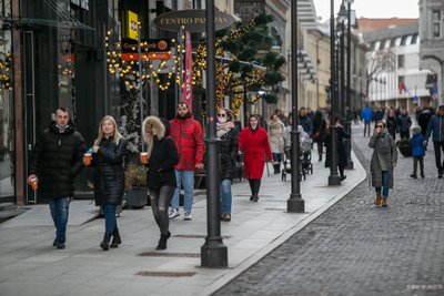 Vilniaus gatvės sekmadienio popietę