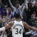 Į asmeninį rekordą pasikėsinęs Antetokounmpo lyginosi su Tysonu