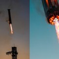 SpaceX pavyko sėkmingai pagauti skriejančią raketą nešėją: pasaulis artėja prie itin greitų kosminių skrydžių etapo