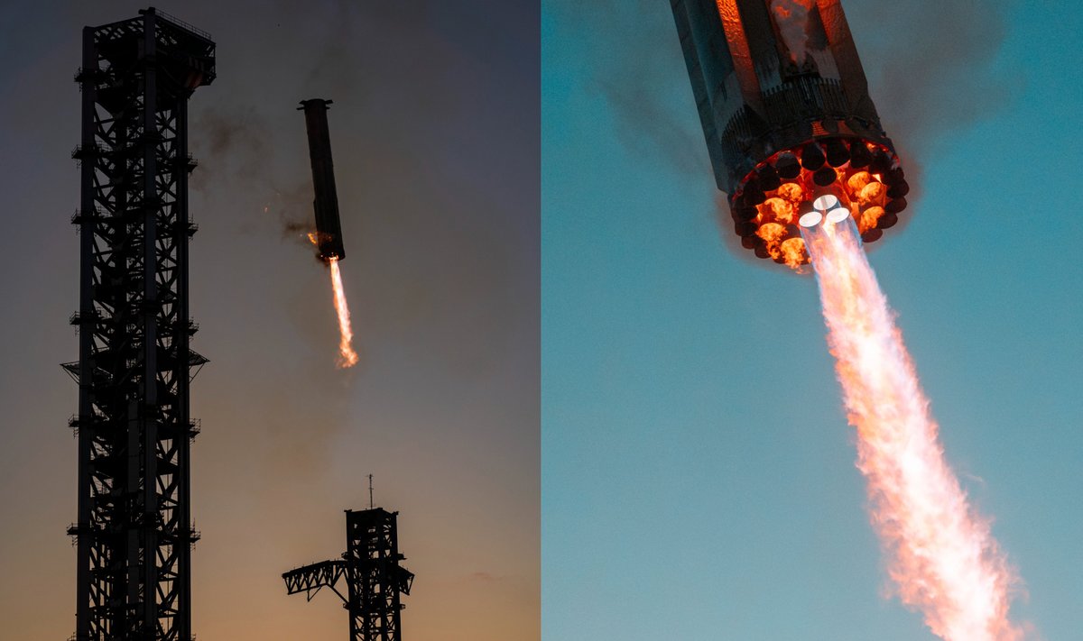 Super Rakieta SpaceX raketa buvo sėkmingai pagauta bokštelio - Delfi mokslas