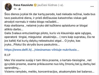 R. Kaušiūtės įrašas