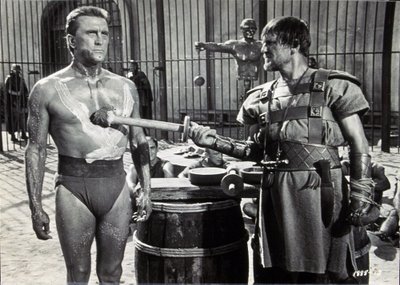 Kirkas Douglasas filme "Spartakas" (1960 m.)