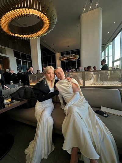 Eva Cicinytė su Vera Wang