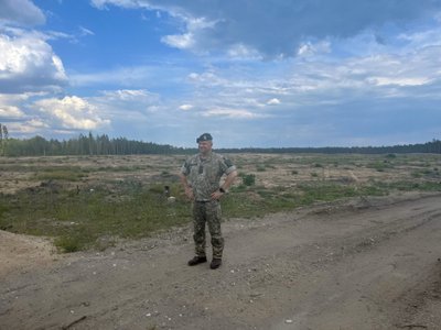 Командующий Центром боевой подготовки им. генерала Раманаускаса полковник Римантас Ярмалавичюс