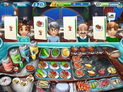 Žaidimas "Cooking Fever" - tarp "Apple" geriausių 