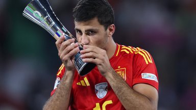 Rodri – geriausias Euro 2024 žaidėjas, Lamine’as Yamalis – geriausias jaunasis futbolininkas