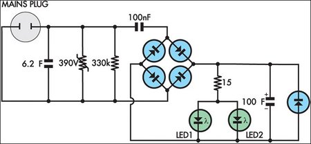 Elektros energiją taupančios dėžutės schema