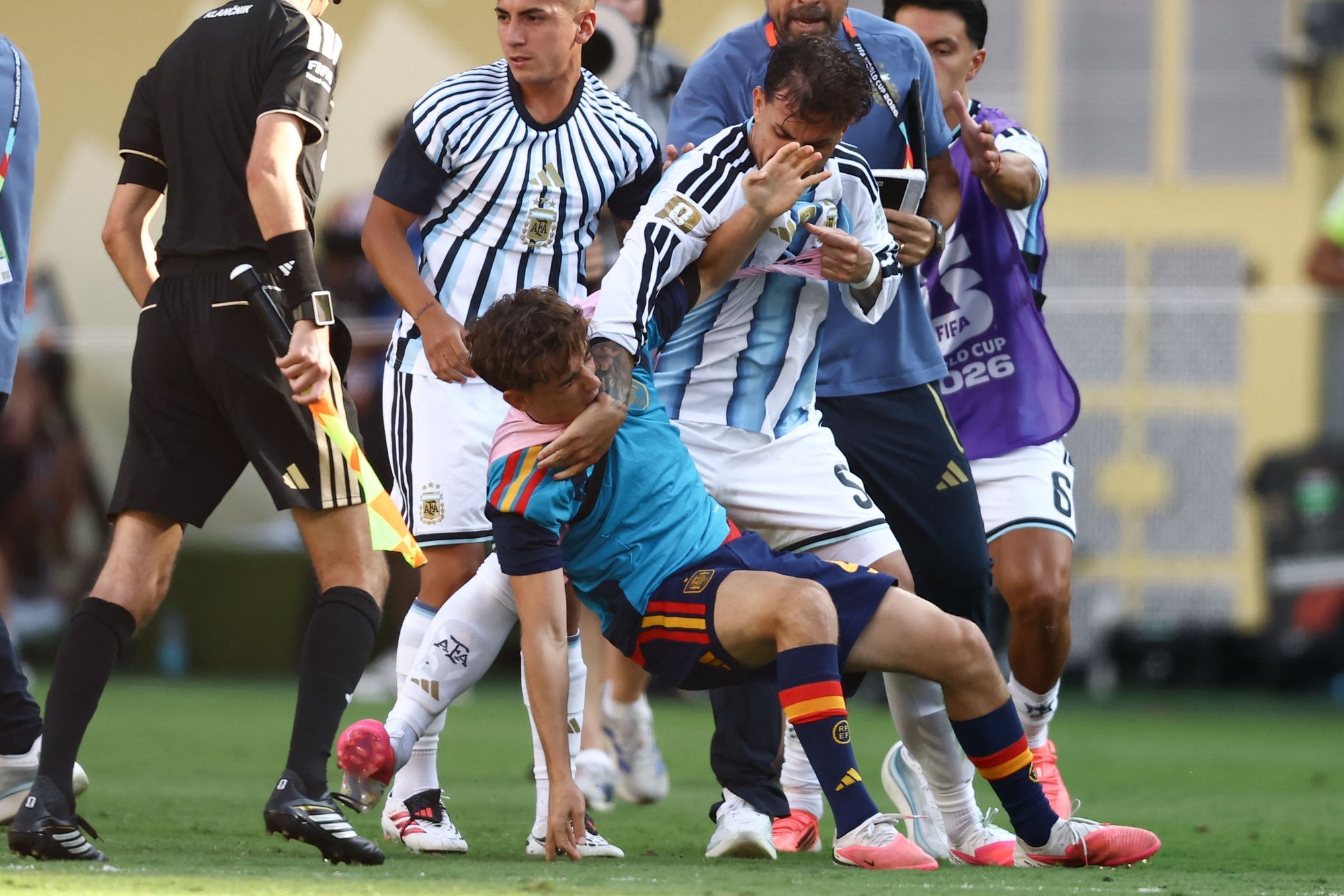 FIFA overturns red card for Argentinian player involved in post-final brawl
