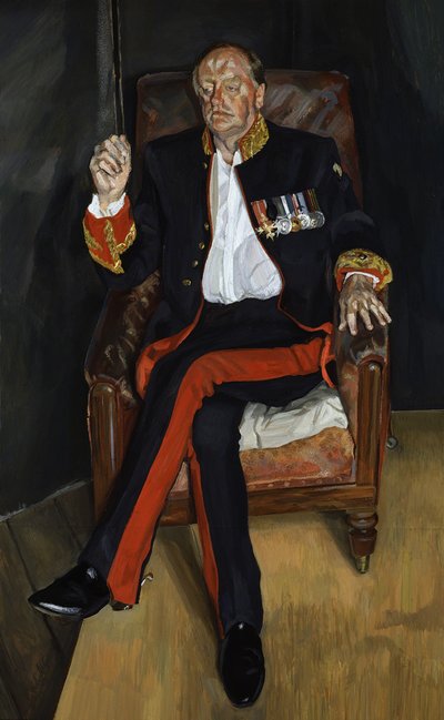 Lucianas Freudas. "The Brigadier"