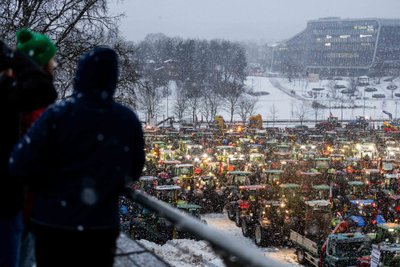 Ūkininkų protestas prie Seimo