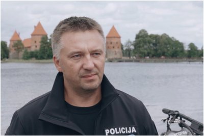 Trakų rajono policijos komisariato viršininkas Sigitas Šemis 