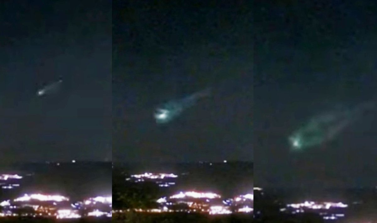 Meteoras virš Italijos