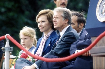 Jimmy Carteris su žmona