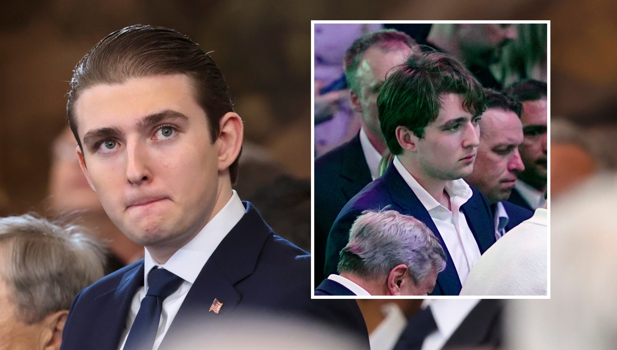 Trump's son Barron appears significantly changed in public after months away