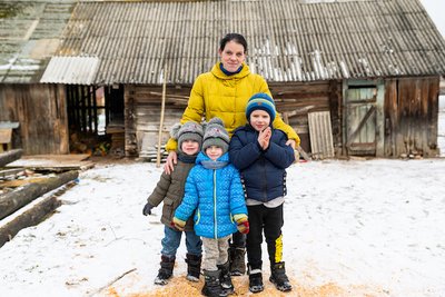 Jurgita yra keturių berniukų mama.