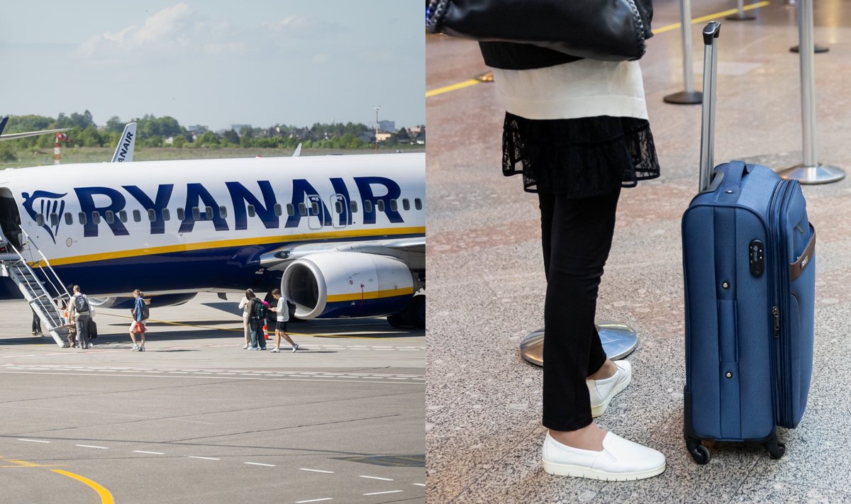 „Ryanair“ bagažo reikalavimai
