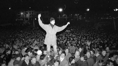 Fotografo parodoje – bundanti tauta: žiūrovas pavirs mitinguojančios minios dalimi