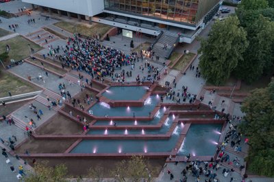 Fontano prie Operos ir baleto teatro atidarymas