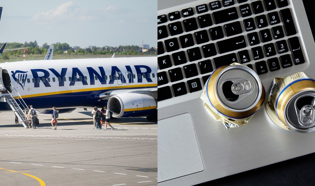 „Ryanair“ vadovas pasiūlė riboti alkoholio pardavimą oro uostuose