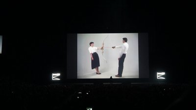 Marinos Abramovič  paskaita  „Performansas. Praeitis. Dabartis. Ateitis“  Kaune, Žalgirio arenoje