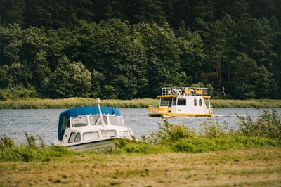 Laiveliai Birštone (Ieva Jūra nuotr.)