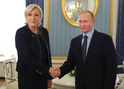 Vladimiras Putinas, Marine Le Pen