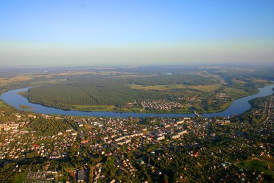 Prienai iš paukščių skrydžio (Kazio Lazausko nuotr.)