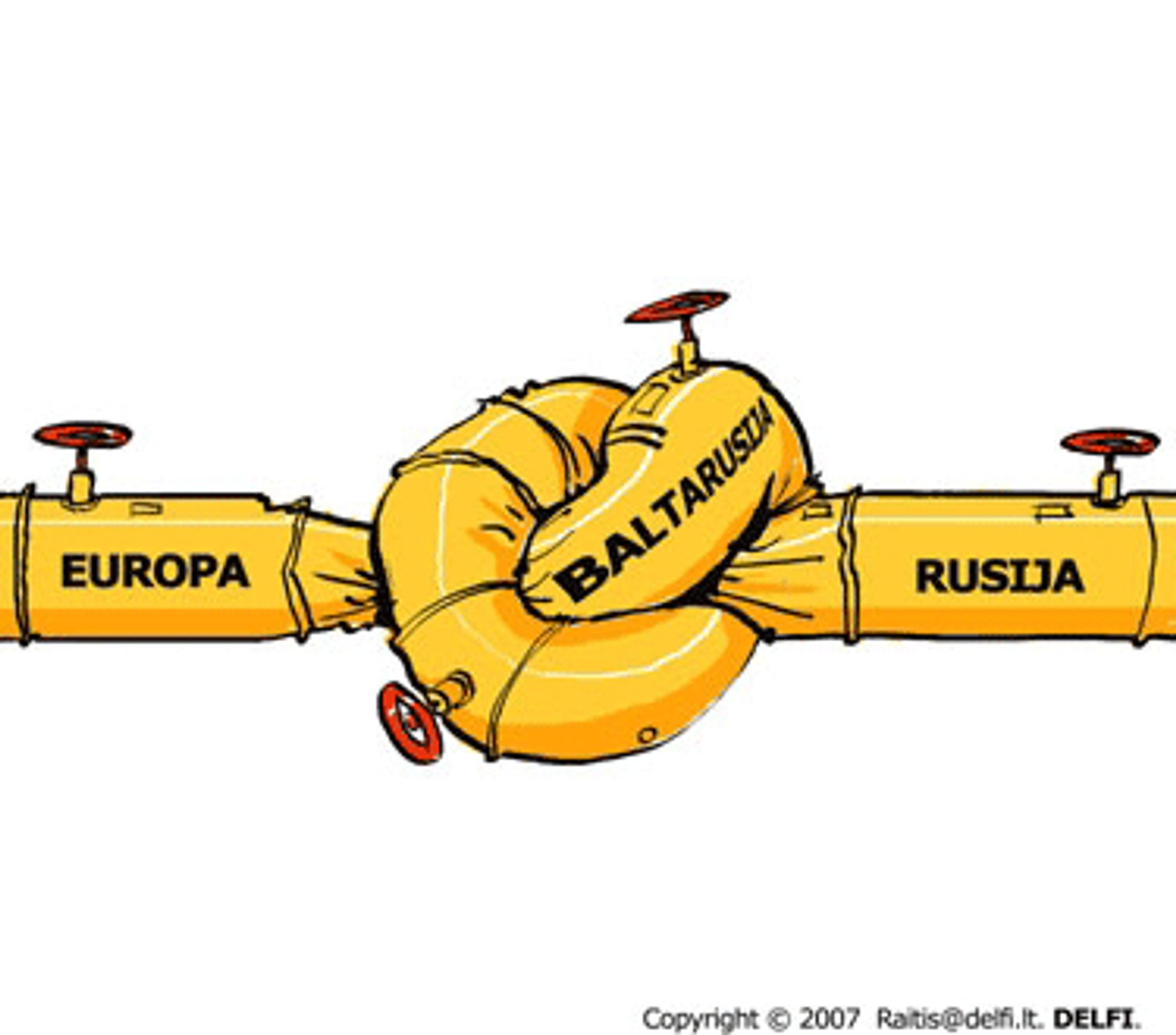 Baltarusija, Rusija, konfliktas, nafta, karikatūra