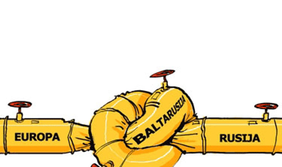 Baltarusija, Rusija, konfliktas, nafta, karikatūra