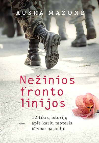 Knygos „Nežinios fronto linijos“ viršelis