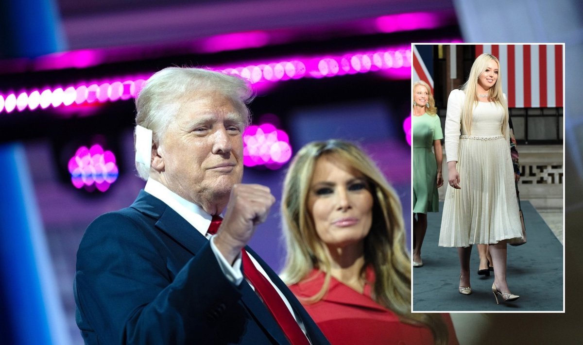 Donaldas, Melania ir Tiffany Trump