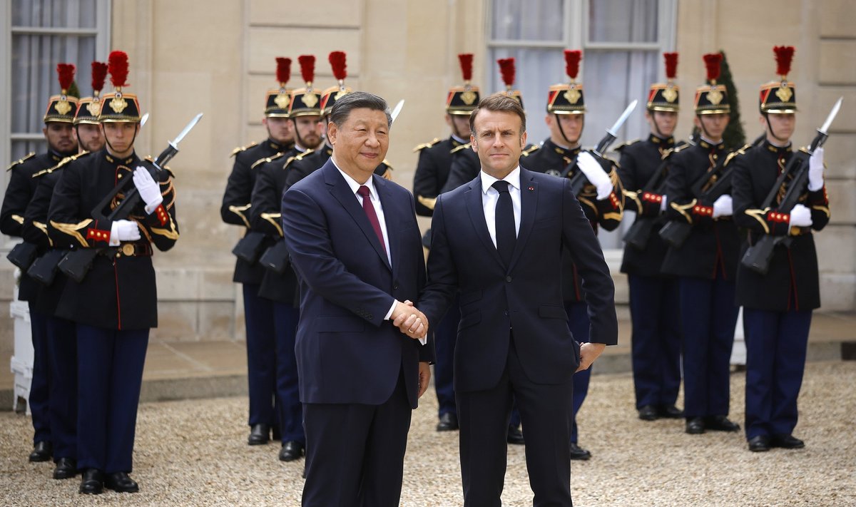 Xi Jinpingo ir Emmanuelio Macrono susitikimas