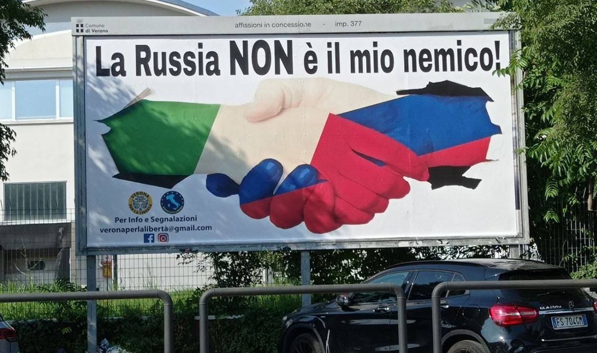 Plakatas Italijoje