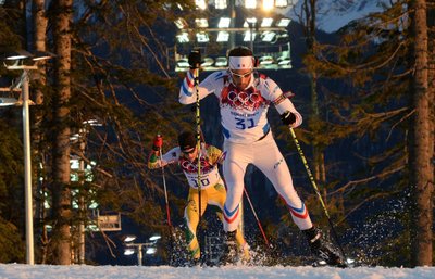 Martinas Fourcade ir Tomas Kaukėnas