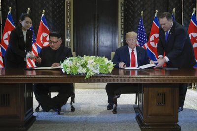 Donaldas Trumpas, Kim Jong Unas