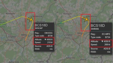 Vilniuje nukritusio lėktuvo skrydžio duomenyse – iškalbingos detalės: palygino su kito iš Leipcigo atskridusio „Boeing 737“ trajektorija 