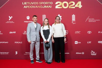 Lietuvos sportininkai žengė raudonuoju kilimu