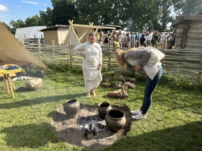 Kernavėje – riterių kovos ir tūkstančiai žmonių