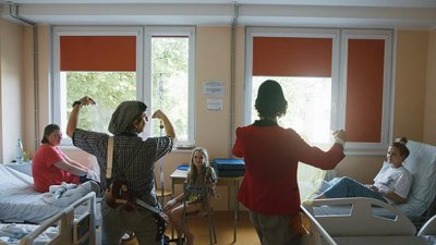 Clown Robin, also known as Igor Narovski, has been bringing joy and laughter to children in Latvian hospitals for over 12 years