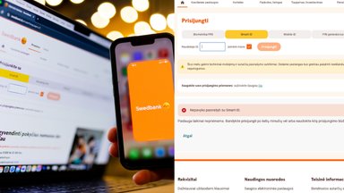 Sutriko „Swedbank“ elektroninės bankininkystės veikla 