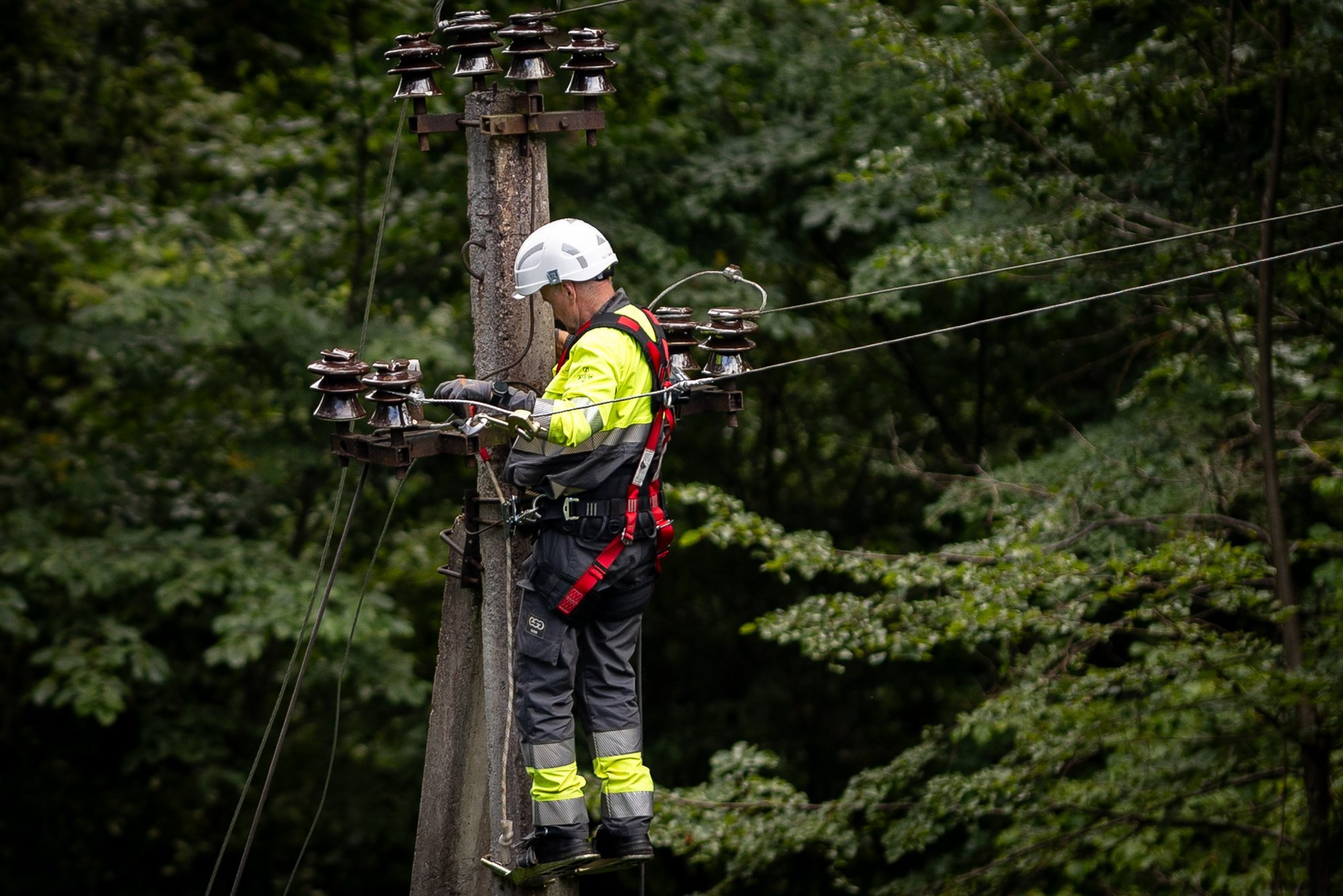 Thousands still without power as Lithuania works to restore electricity after storm