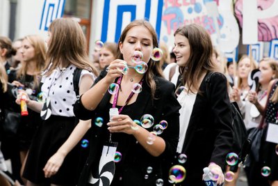 Studentų eisena, asociatyvi nuotr.