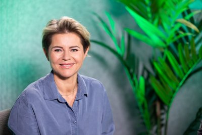 Odeta Bložienė, directrice de Beata Kitchen, lors de l'événement.