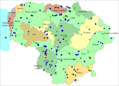 Nitratų koncentracija ir jos kaita gruntiniame vandenyje